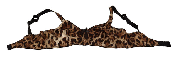 Dolce &amp; Gabbana Brown Leopard naisten rintaliivit