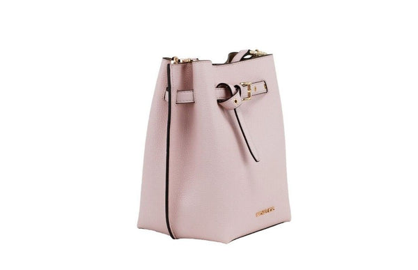 Michael Kors Emilia Small Powder Blush Pebble Leather Bucket Messenger käsilaukku