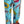 Dolce & Gabbana Blue Cartoon Print Jogger Viskoosi Stretch -housut