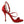 Dolce & Gabbana Red Satin Crystals Sandaalit Keira Heels Shoes