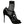 Dolce & Gabbana Black Suede Tulle Ankle Boot Sandals