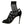 Dolce & Gabbana Black Suede Tulle Ankle Boot Sandals