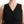 Dolce & Gabbana Elegant Black Vest Top with Button Detail