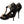 Dolce & Gabbana Black Mesh Crystals T-strap Heels Pumps Kengät