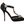 Dolce & Gabbana Black Mesh Crystals T-strap Heels Pumps Kengät