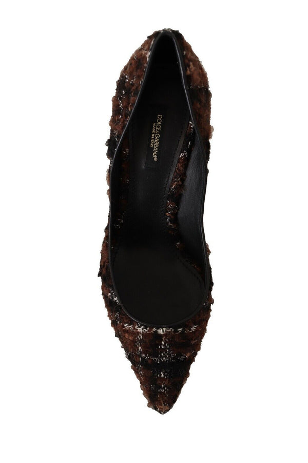 Dolce &amp; Gabbana moniväriset Tweed-särkäiset Stiletto Pumps -kengät