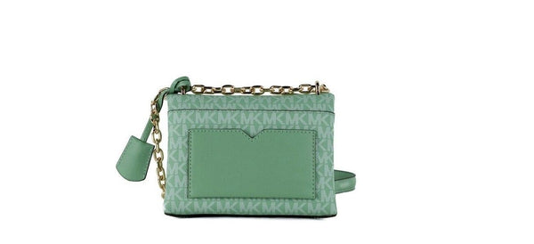 Michael Kors Cece Small Sea Green Signature PVC Cabriolet Crossbody laukku