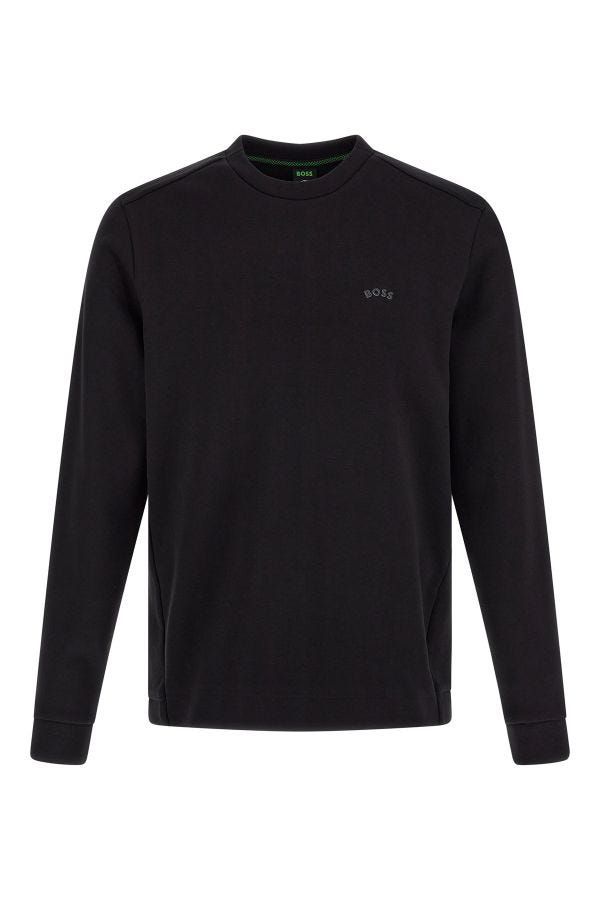 Hugo Boss Black Cotton Logo Yksityiskohdat Huppari