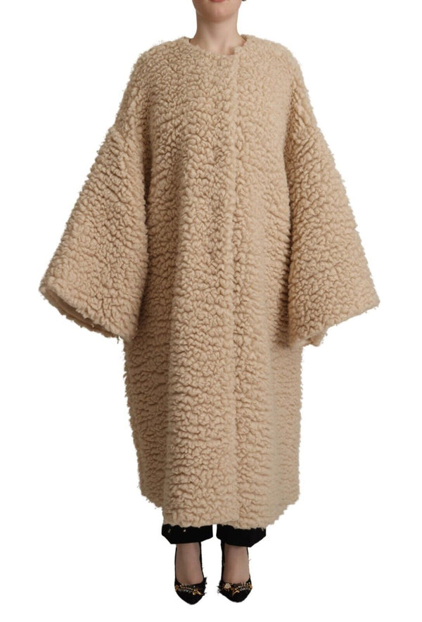 Dolce &amp; Gabbana Beige Cashmere Villa tekoturkistakki