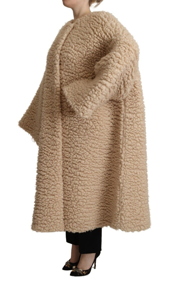 Dolce &amp; Gabbana Beige Cashmere Villa tekoturkistakki