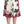 Dolce & Gabbana White Rose Print High Waist Midi A-linjainen hame