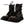 Dolce & Gabbana Black Leather Crystal Ebellished Boots -kengät