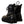 Dolce & Gabbana Black Leather Crystal Ebellished Boots -kengät