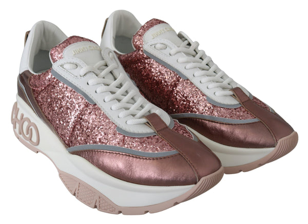 Jimmy Choo Pinkit Candyfloss nahkaiset Raine-lenkkarit