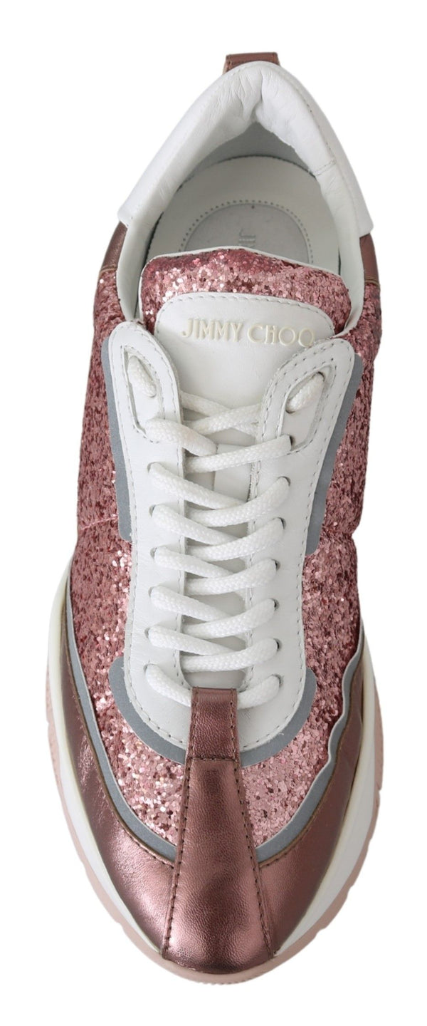 Jimmy Choo Pinkit Candyfloss nahkaiset Raine-lenkkarit