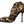 Dolce & Gabbana Gold Leopard Sequins Heels Saappaat Kengät