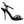 Dolce & Gabbana Black Crystals Nilkkahihna Heels Sandaalit Kengät