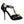 Dolce & Gabbana Black Faux Pearl Crystal Vally Heels Sandals -kengät