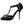 Dolce & Gabbana Black Faux Pearl Crystal Vally Heels Sandals -kengät