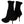 Dolce & Gabbana Elegant Black Mid-Calf Viscose Boots