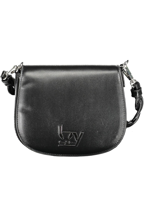 BYBLOS "Black PVC Women Handbag with Adjustable Shoulder Strap"