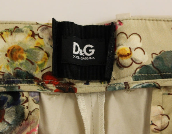 Dolce &amp; Gabbana Beige Cotton Chinos -housut