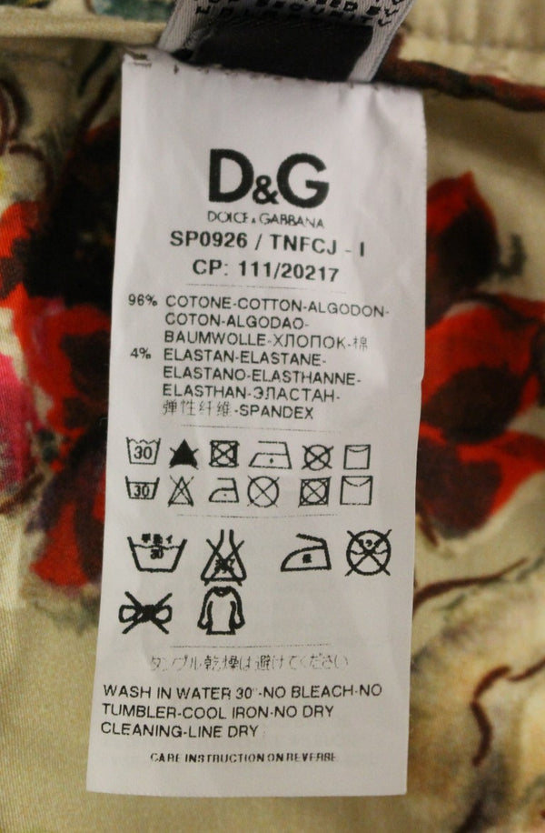 Dolce &amp; Gabbana Beige Cotton Chinos -housut