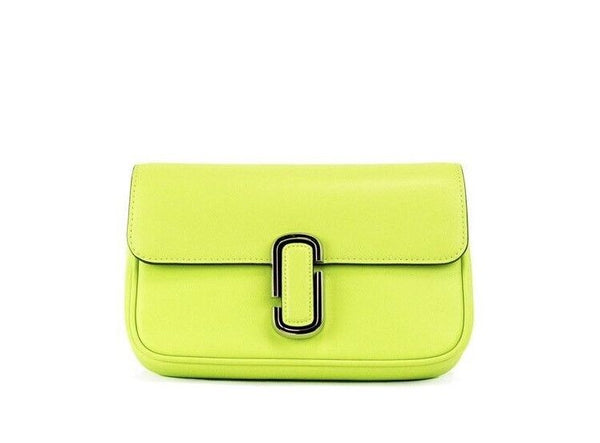 Marc Jacobs J Marc Green Glow Smooth Leather Crossbody -käsilaukku