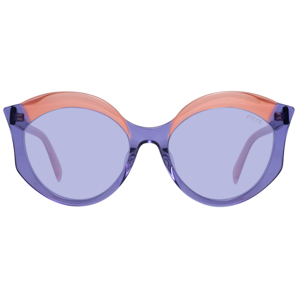 Emilio Pucci Elegant Purple Butterfly Sunglasses