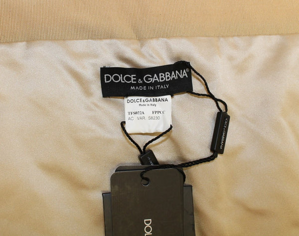 Dolce &amp; Gabbana Beige MINK Fur huivi Foulard Neck Wrap