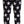 Dolce & Gabbana Black White Star Print DG Royals -housut