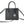 Michael Kors Mercer Medium Black Signature Leather Messenger Crossbody Handbag