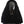 Dolce & Gabbana Chic Black Weasel Fur Hooded Scarf Wrap