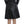 Exte Elegant Two-Piece Black Skirt Suit