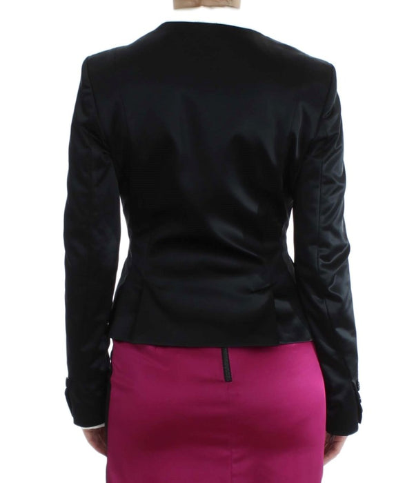 Exte Black Pink Stretch Blazer -takki