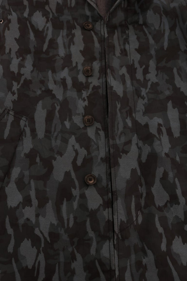 Dolce &amp; Gabbana Blue Camouflage Trench Trench