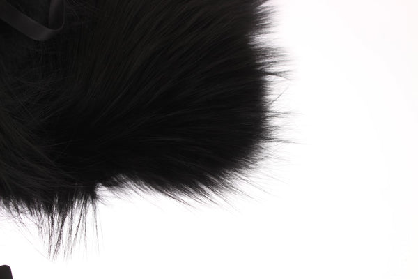 Dolce &amp; Gabbana Black Fox Fur kaulushuivi