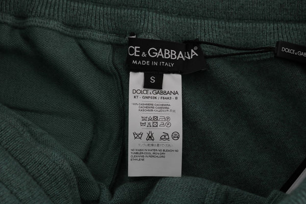 Dolce &amp; Gabbana Green Cashmere -harjoitushousut