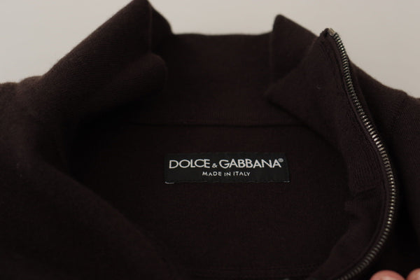 Dolce &amp; Gabbana Ruskea Cashmere kauluspusero