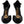 Dolce & Gabbana Black Leather Gold Devotion Heart Sandals -kengät