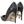 Dolce & Gabbana Black Leather Heels Pumps Muoviset Kengät