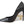 Dolce & Gabbana Black Leather Heels Pumps Muoviset Kengät