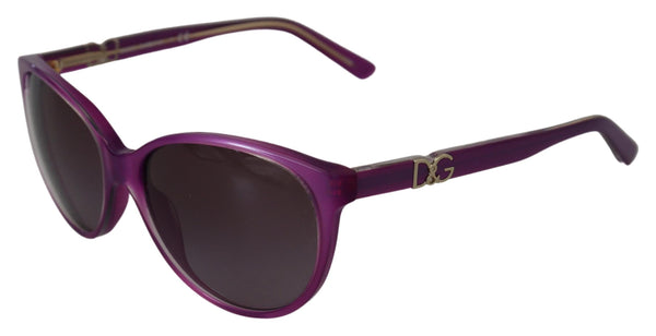 Dolce &amp; Gabbana Purple Acetate Frame pyöreät sävyt DG4171P aurinkolasit