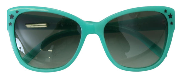 Dolce &amp; Gabbana Green Stars Acetate Square Shades DG4124 aurinkolasit