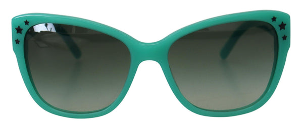 Dolce &amp; Gabbana Green Stars Acetate Square Shades DG4124 aurinkolasit