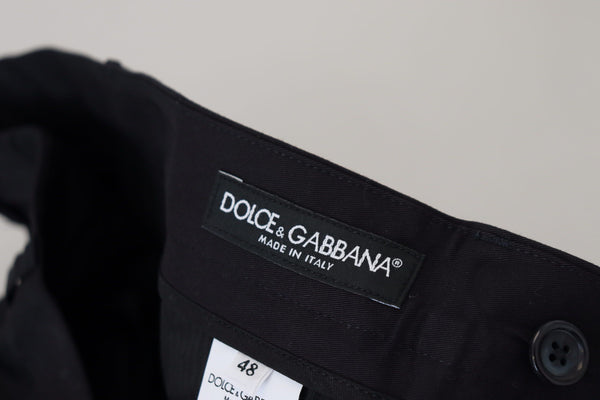 Dolce &amp; Gabbana Blue Stretch Cotton Slim Housut Chinos Pants