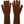 Dolce & Gabbana Elegant Brown Cashmere Winter Gloves