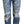 Dolce & Gabbana Blue Washed Cotton Tattered Denim Farkut