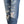 Dolce & Gabbana Blue Washed Cotton Tattered Denim Farkut