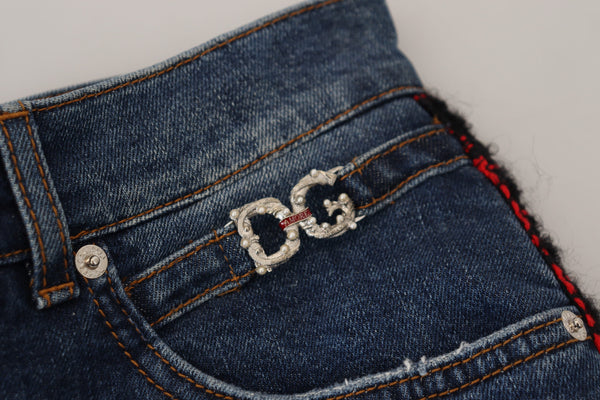 Dolce &amp; Gabbana Siniruudullinen Skinny Denim Farkut